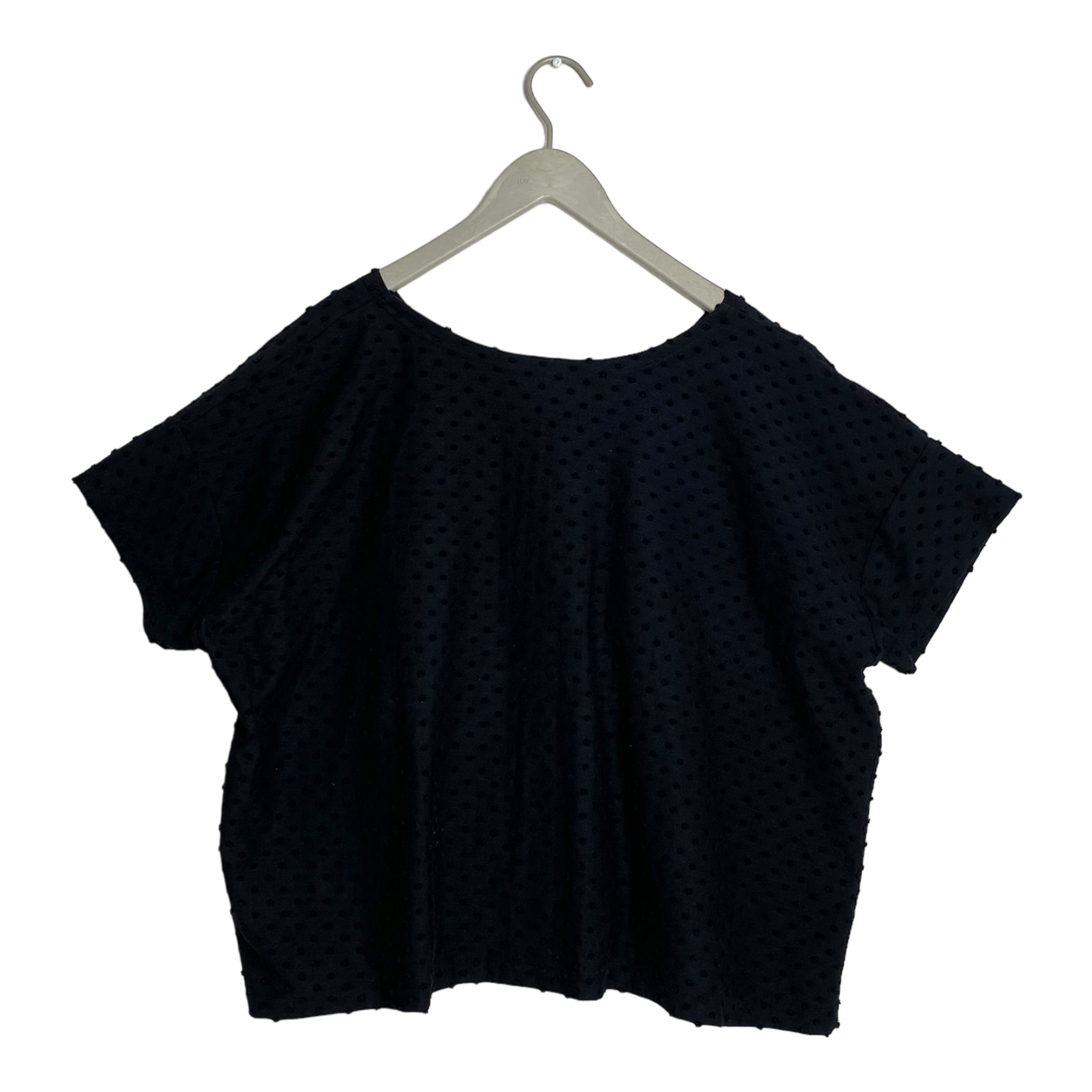 Aarre button t-shirt, black | woman 3XL