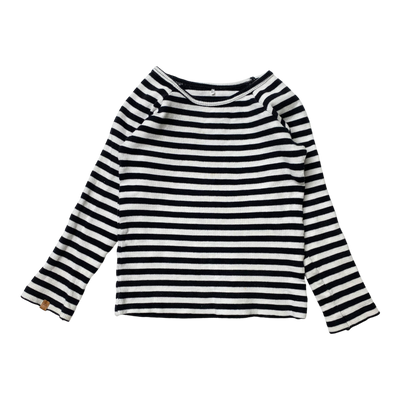 Metsola rib shirt, stripes | 98cm