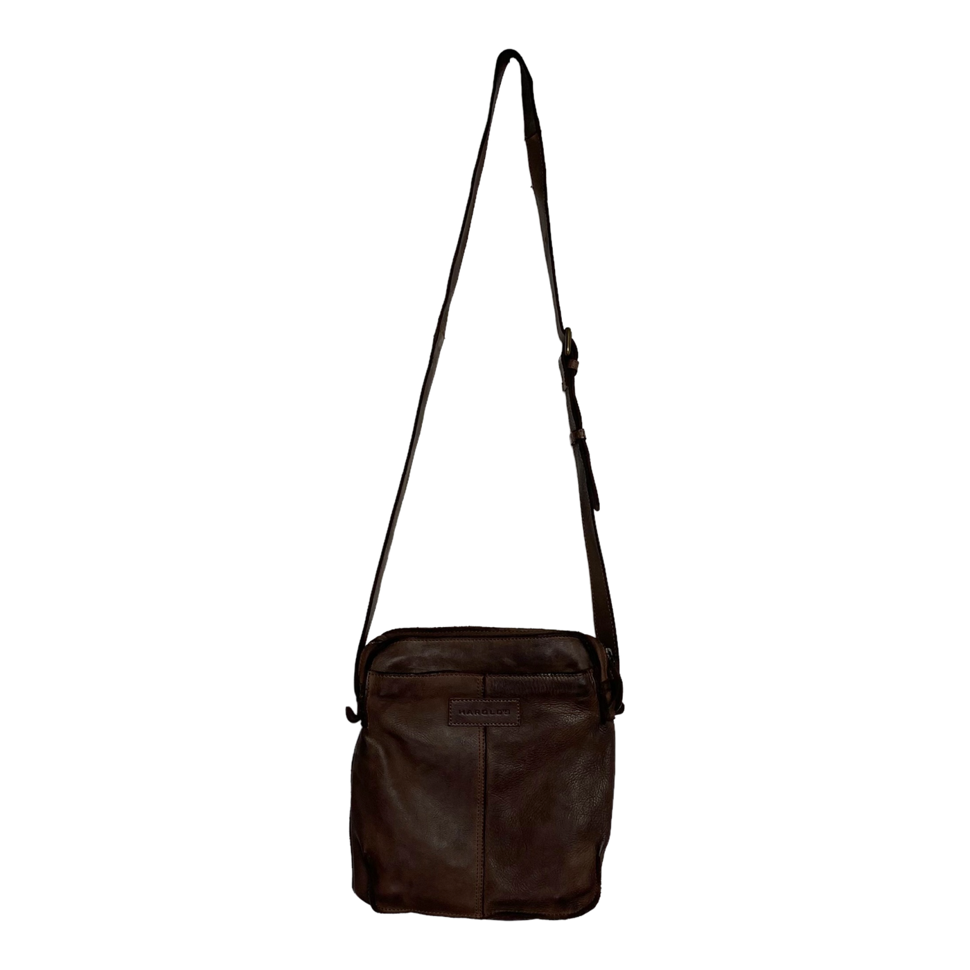 Harold's Bags leather submarine crossbag small, brown