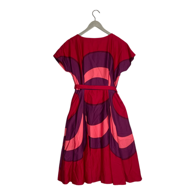 Marimekko soma woven dress, fire brick | woman 38