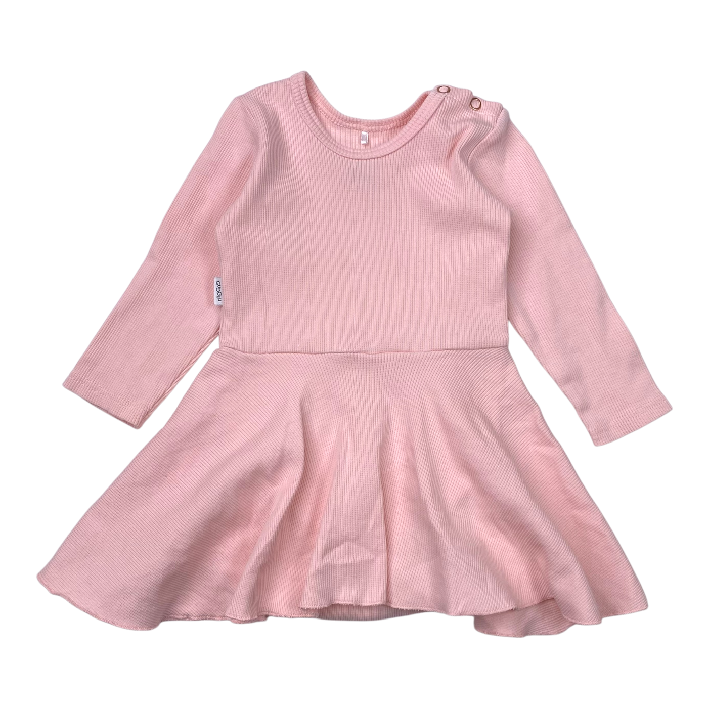 Gugguu rib dress body, pink | 62cm