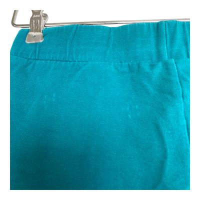 Aarre lynn biker shorts, teal | woman L