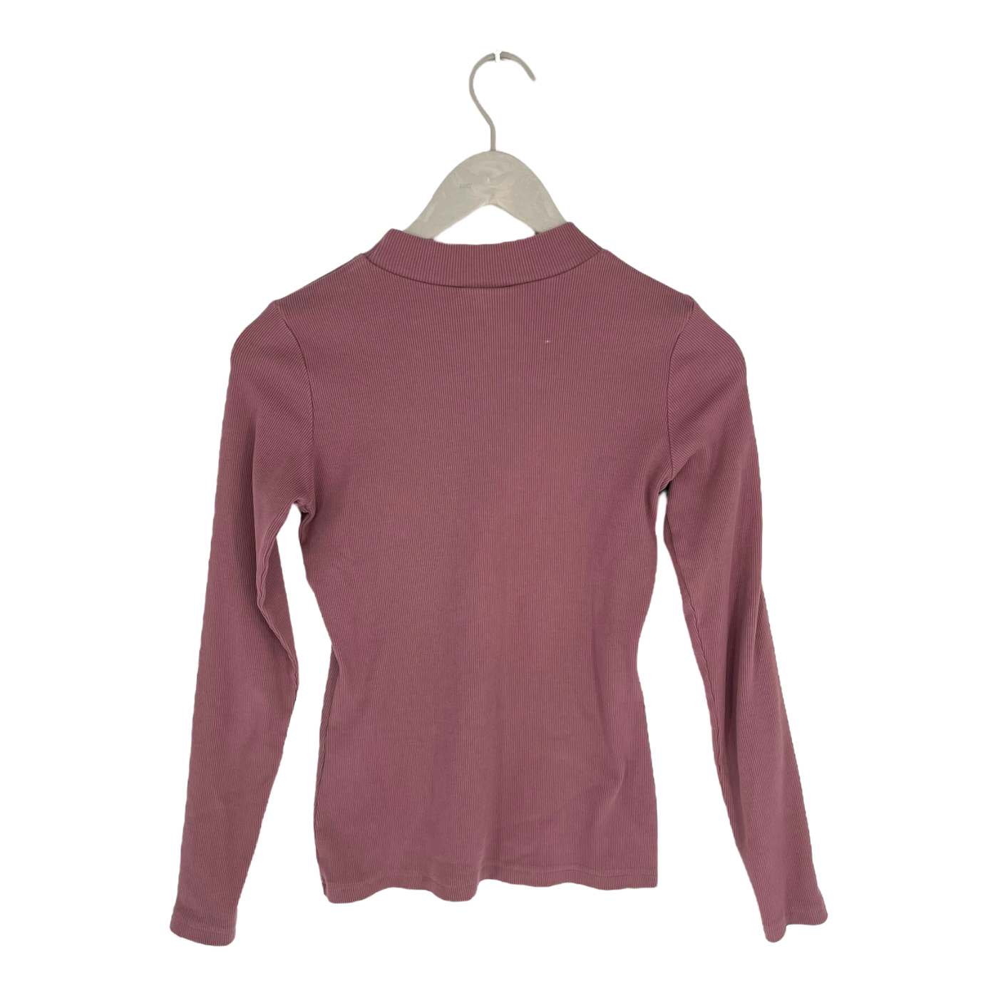 Aarre rib shirt, old rose | woman XS