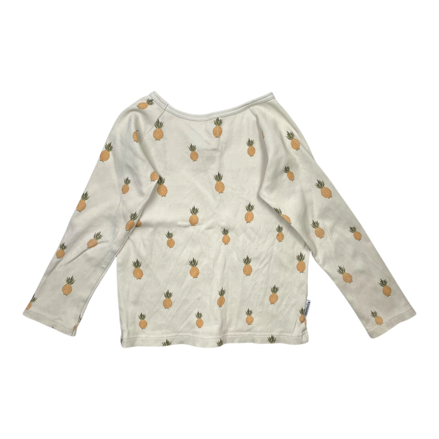 Metsola rib shirt, pineapple | 122cm