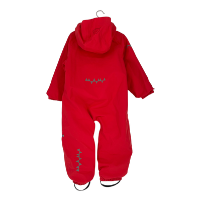 Isbjörn hardshell overall, red | 92cm