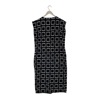 Mainio frames maxi dress, black/white | woman L/ XL