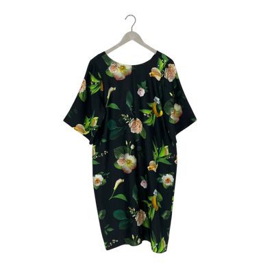 Uhana silk dress, winter garden | woman S