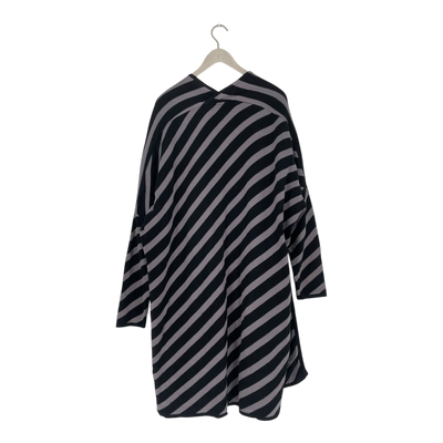 Papu long knitted cardigan, stripe | woman XL/XXL