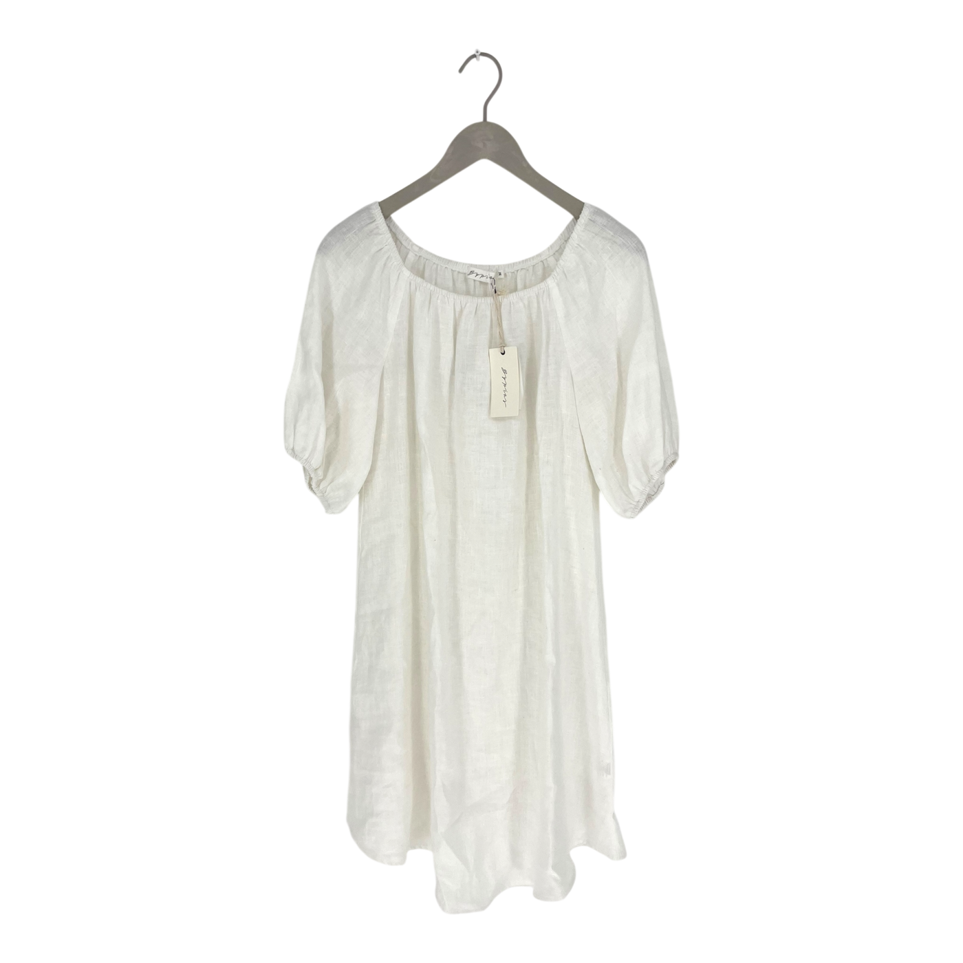 Bypias louise linen dress, white | woman M