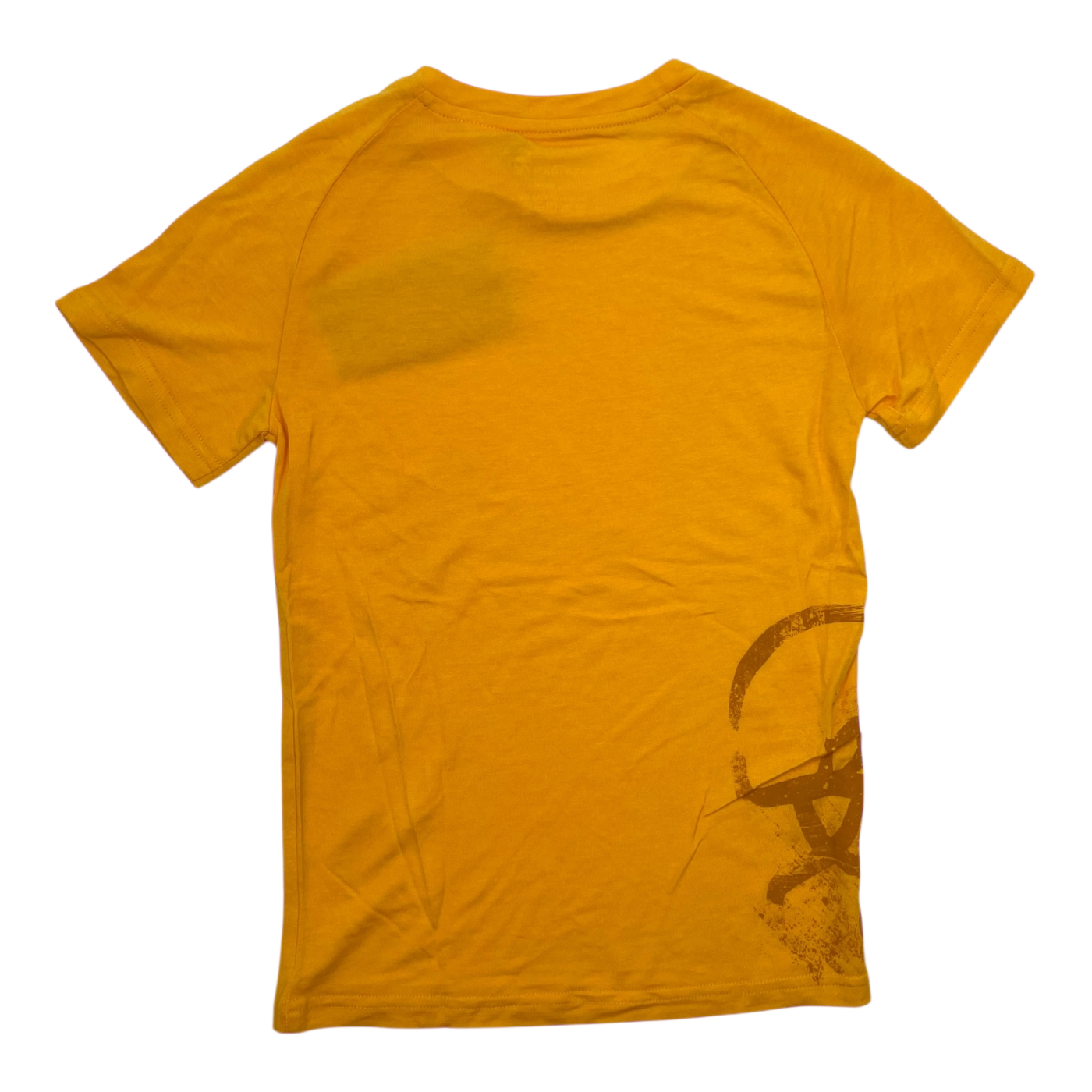Isbjörn merino blend t-shirt, yellow | 134/140cm