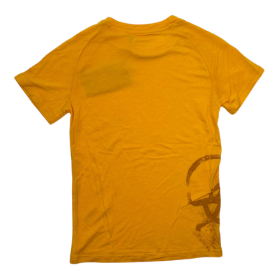 Isbjörn merino blend t-shirt, yellow | 134/140cm