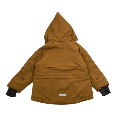 Mini A Ture matwang fleece lined winter anorak, caramel | 92cm