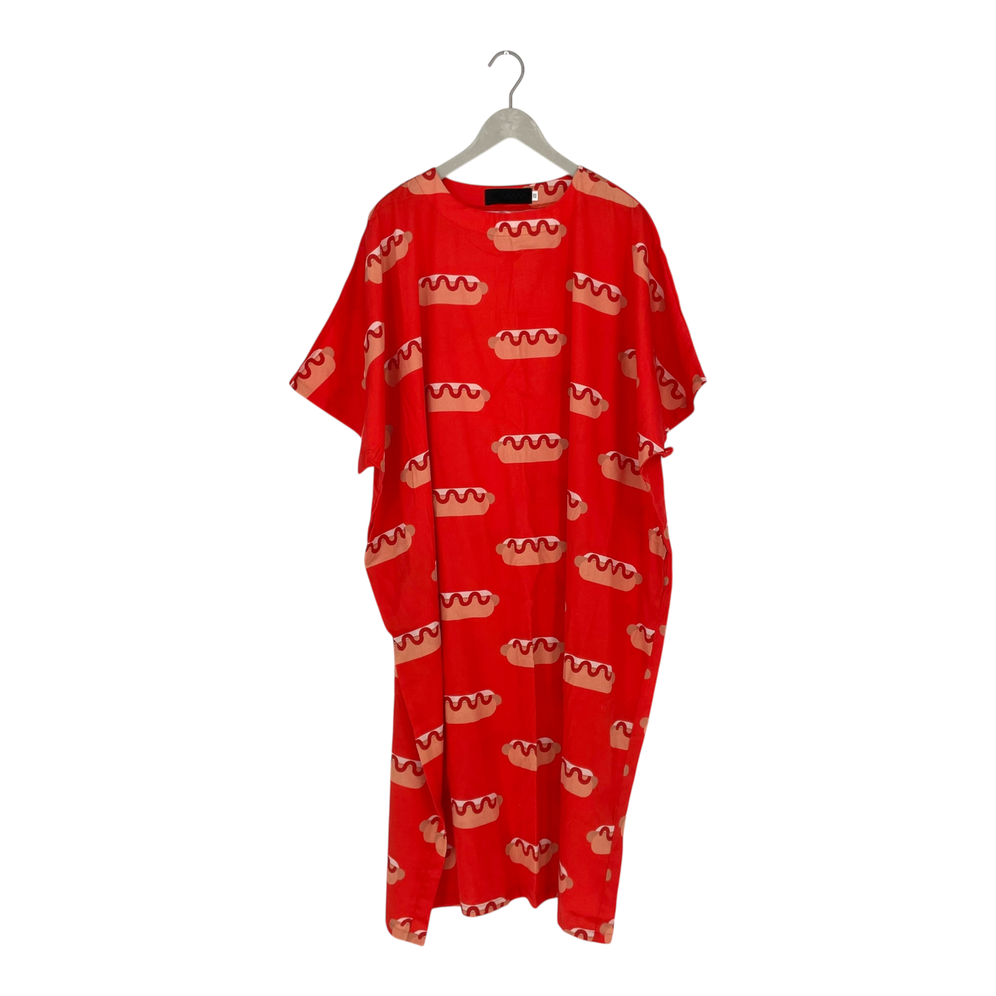 Vimma cotton dress, hot dog | woman onesize
