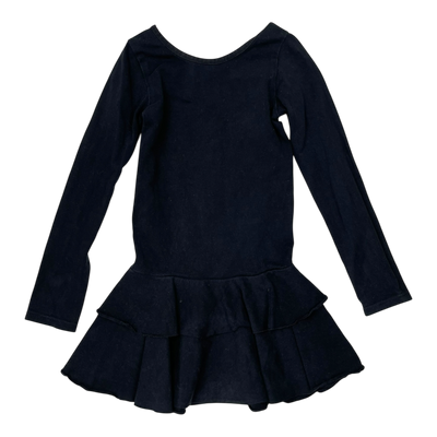 Gugguu frilla dress, black | 104cm
