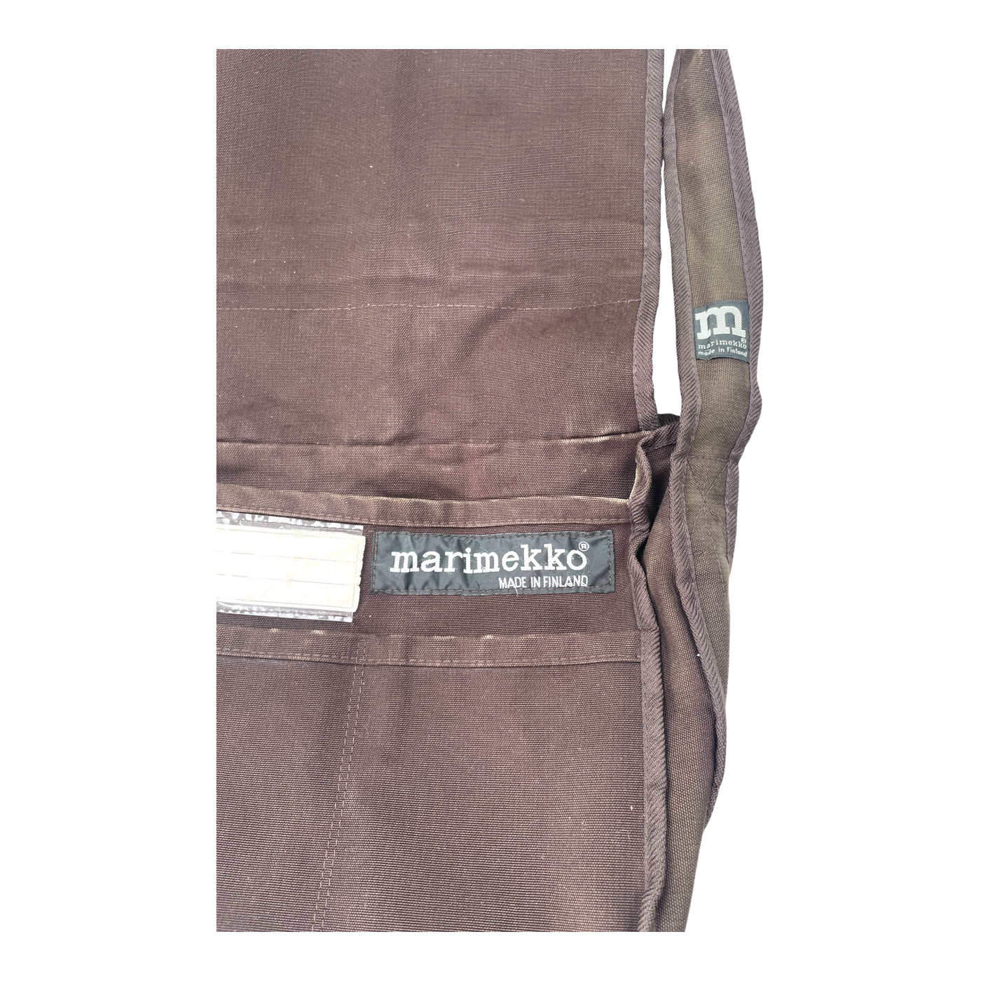 Marimekko urbaani canvas shoulder bag, brown