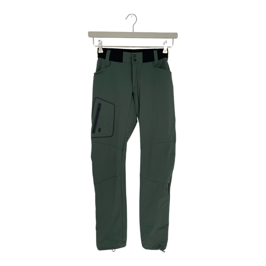 Peak Performance scale softshell pants, forest green | woman XS