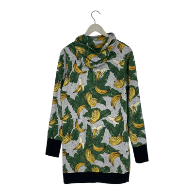 Ommellinen hoodie tunic, bananas | woman M