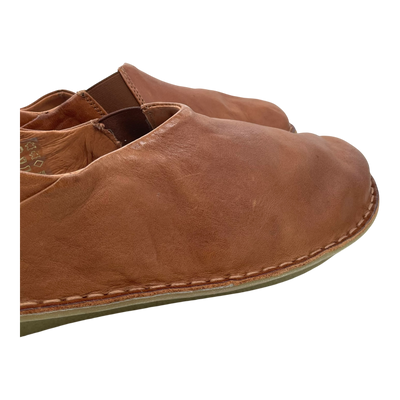VIBAe Zuma leather shoes, cognac brown | 44
