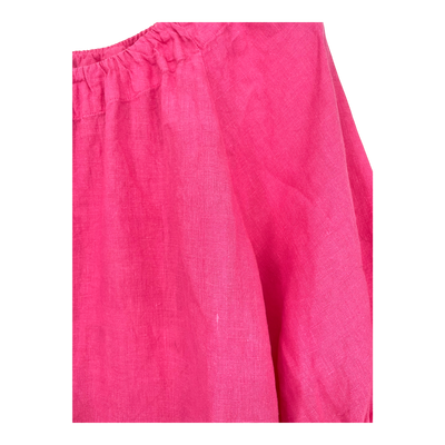 Papu pouch linen shirt, pink | woman M