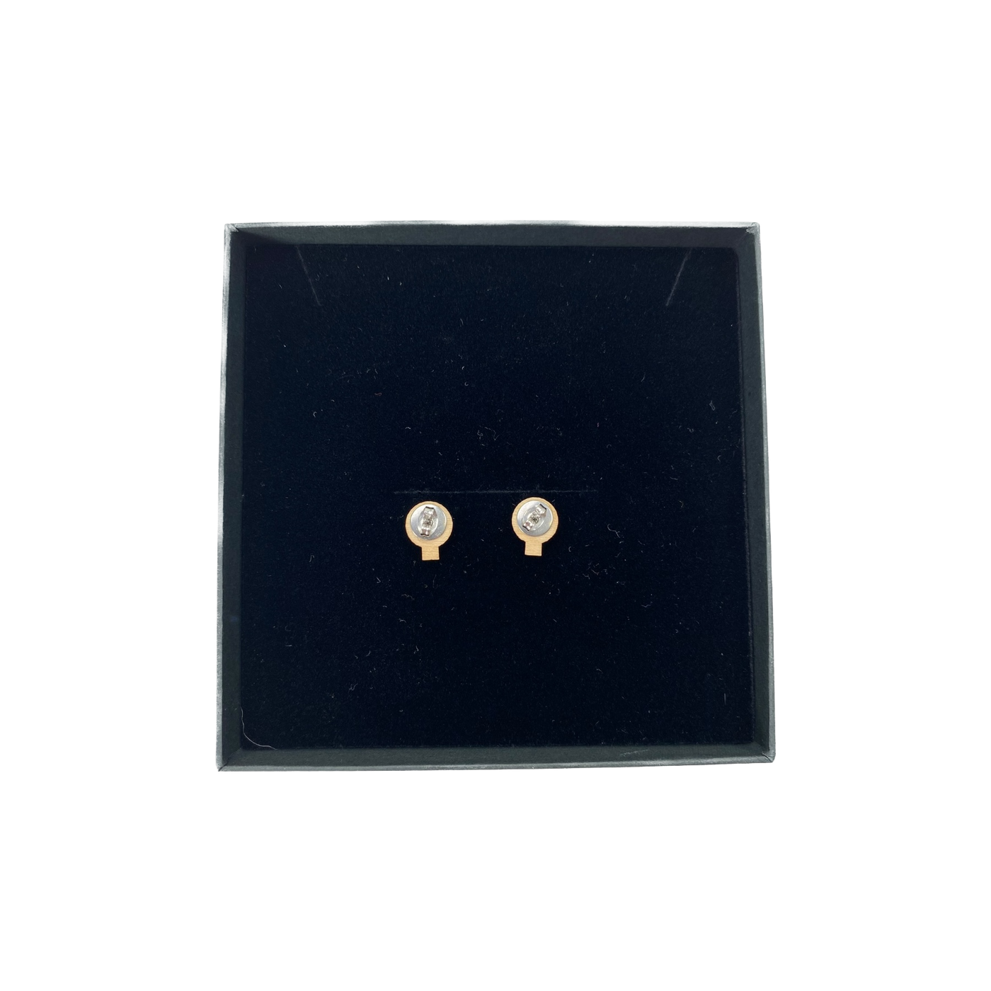 Yo Zen cute earrings, brown/wooden