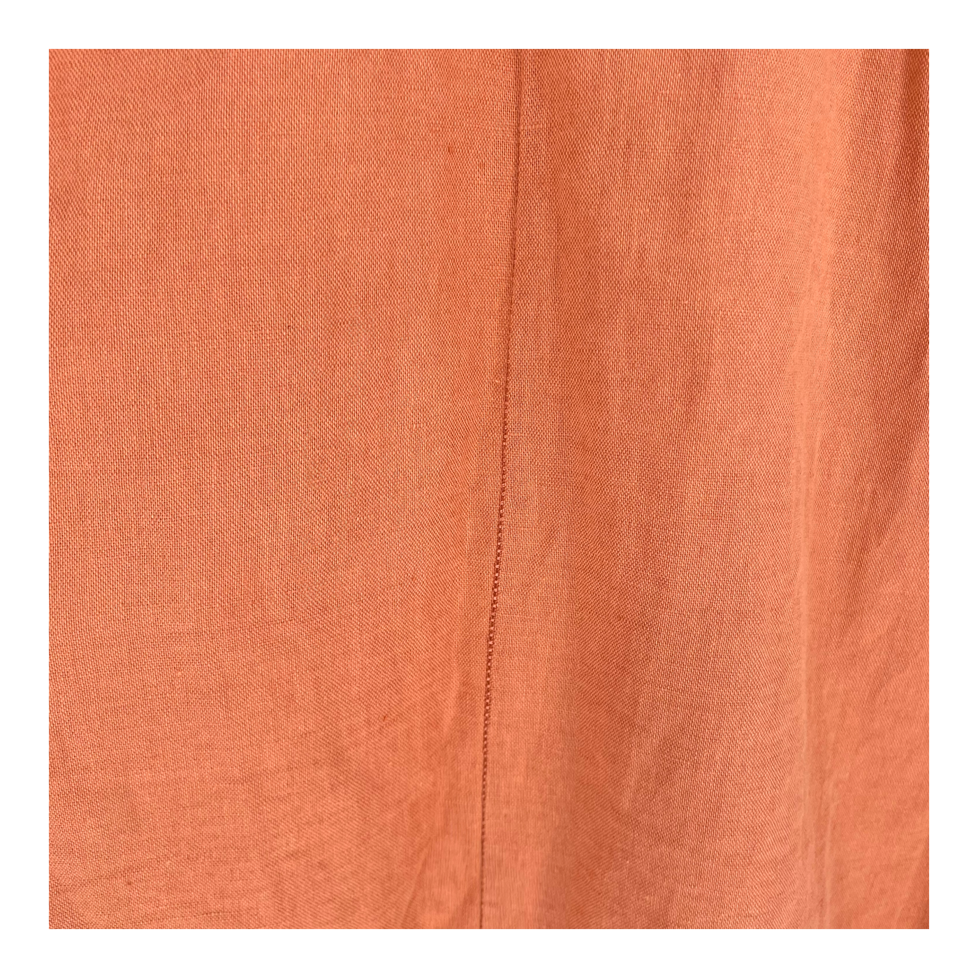 Kaiko linen wrap dress, coral | woman S