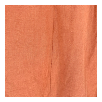 Kaiko linen wrap dress, coral | woman S