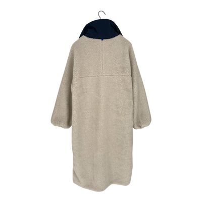 Embassy of Bricks and Logs lille sherpa teddy coat, cream | woman S