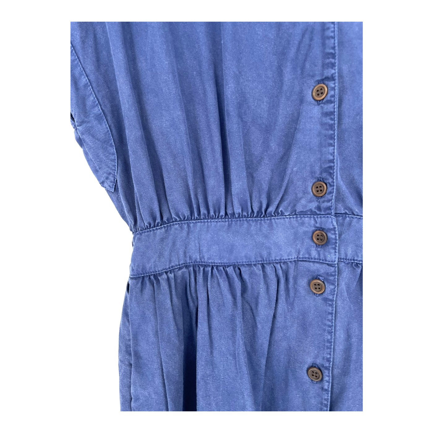 Twothirds button dress, royal blue | woman S