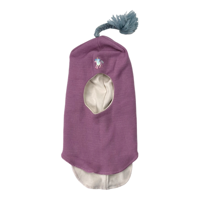 Kivat merinowool balaclava, purple | 8 years