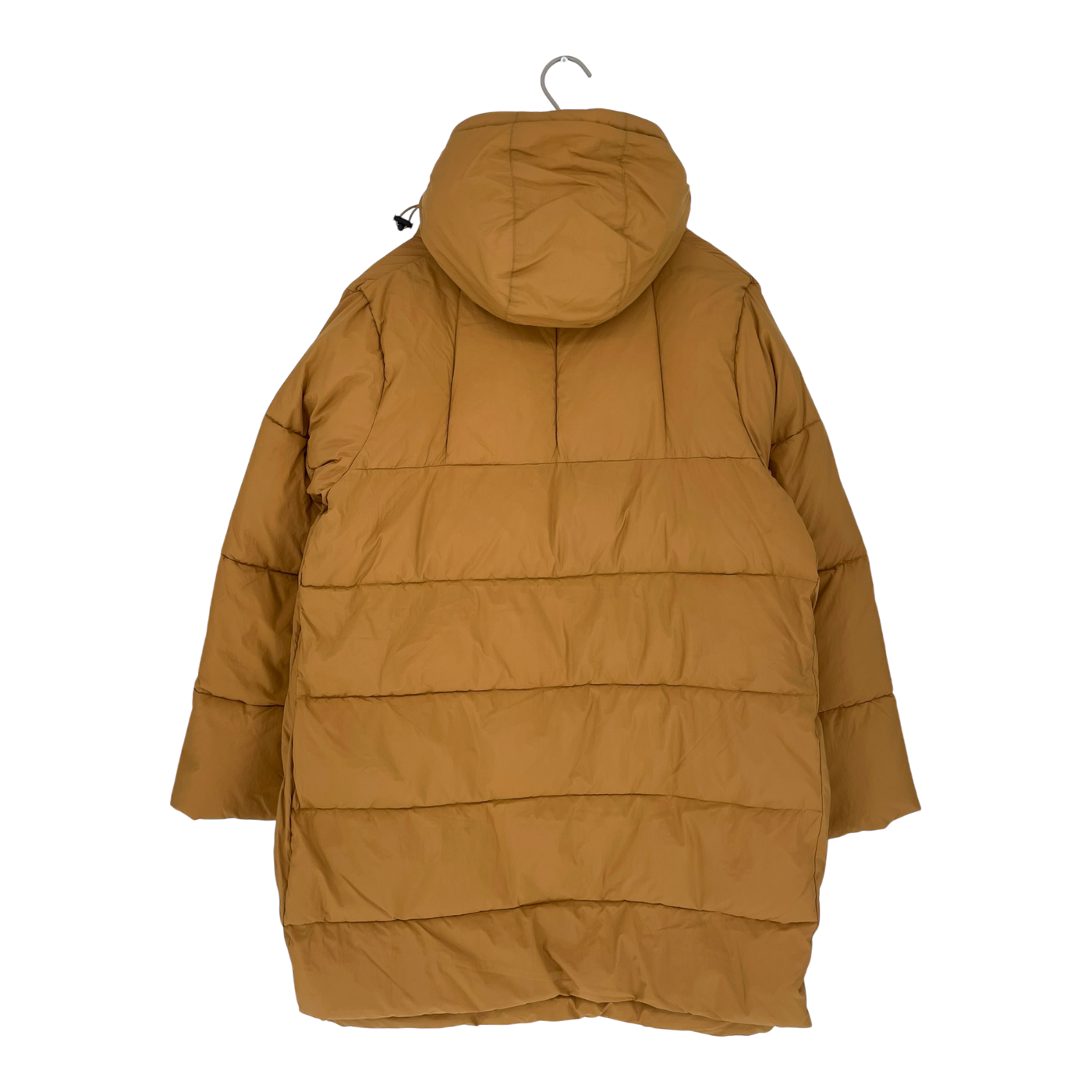 Embassy of Bricks and Logs fargo puffer jacket, caramel brown