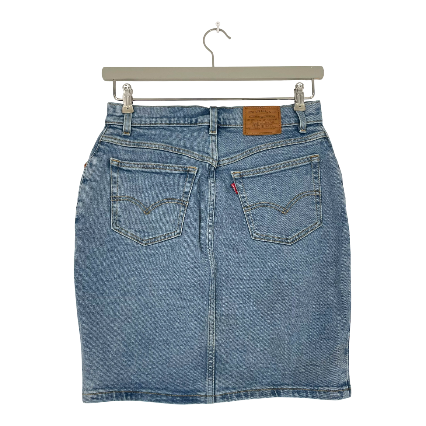 Levi's buttoned jean skirt, light denim | woman W28