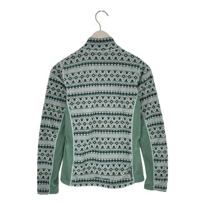 Kari Traa midlayer fleece shirt, green | woman S