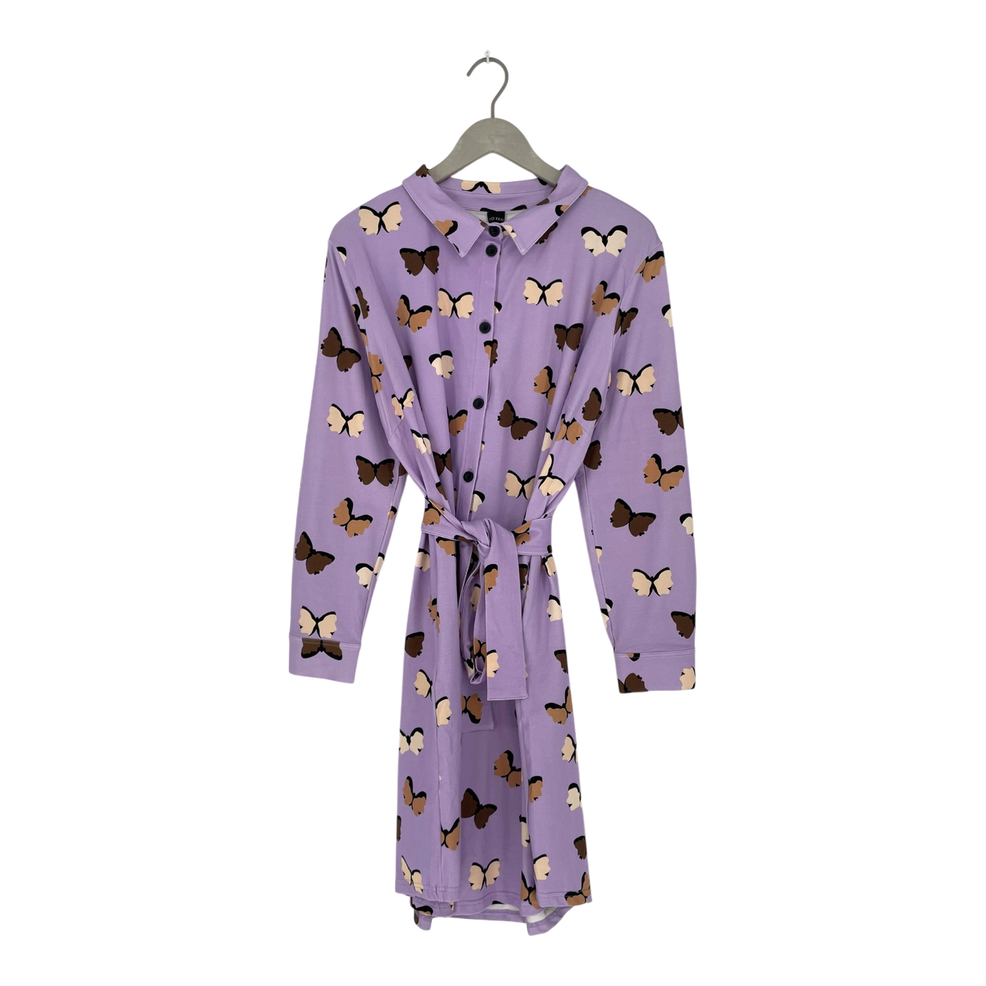 Yo Zen button shirt dress, butterfly | woman M/L