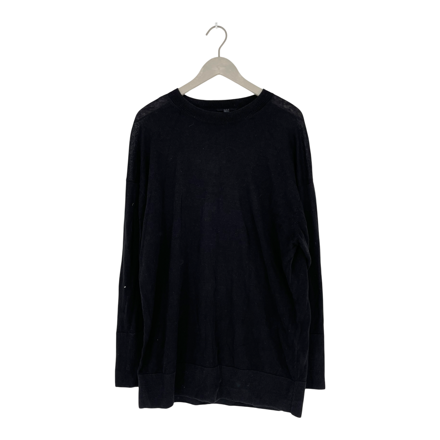 COS knitted jumper, black | man M