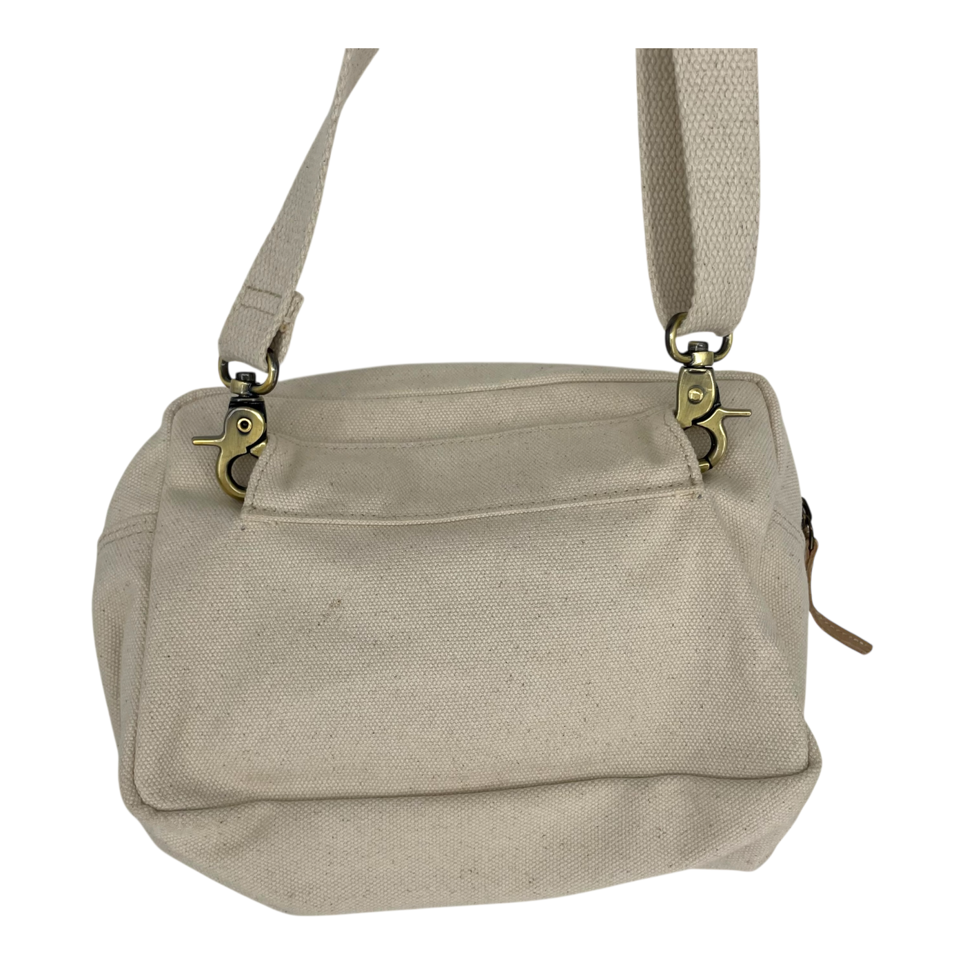 Holzrichter canvas crossbody bag, wheat