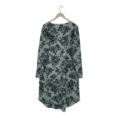 Ommellinen kamoon dress, babushka roses denim | woman L