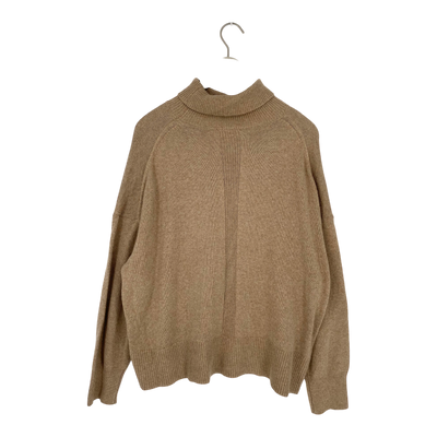 Soft Rebels luni rollneck knit sweater, beige | woman L