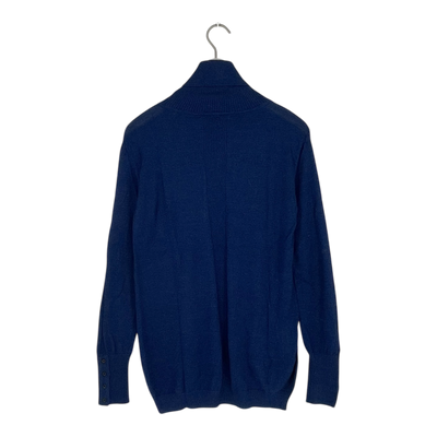 KARINFRAIDENRAIJ yo knit turtleneck sweater, blue | woman M