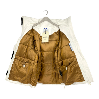 Embassy of Bricks and Logs norfolk parka, white | unisex S