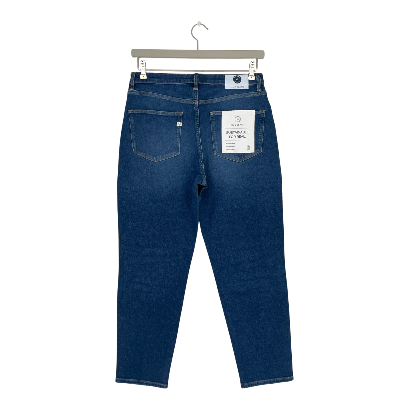 Mud Jeans mams high tapered jeans, denim blue | woman 30/27