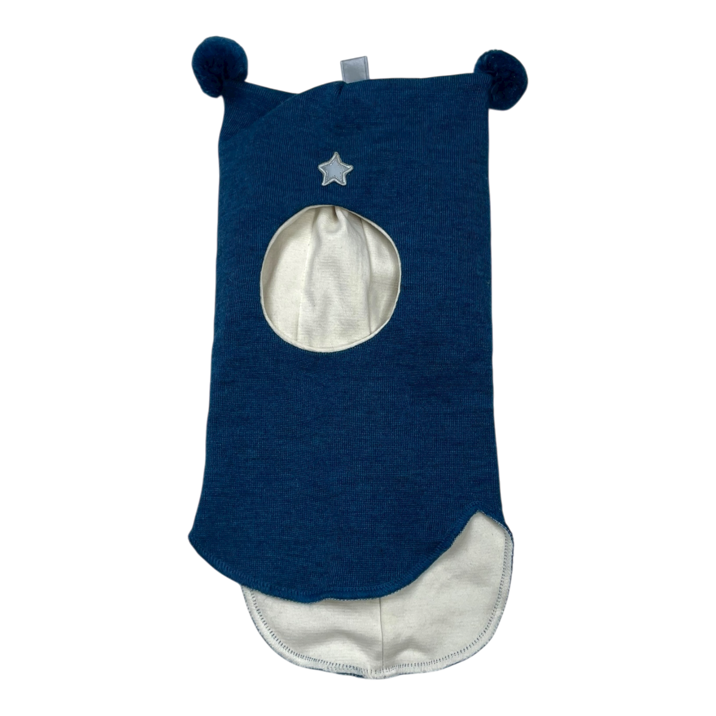 Kivat wool balaclava, blue | 5-10y