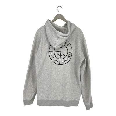 Makia hoodie, light grey | unisex XL