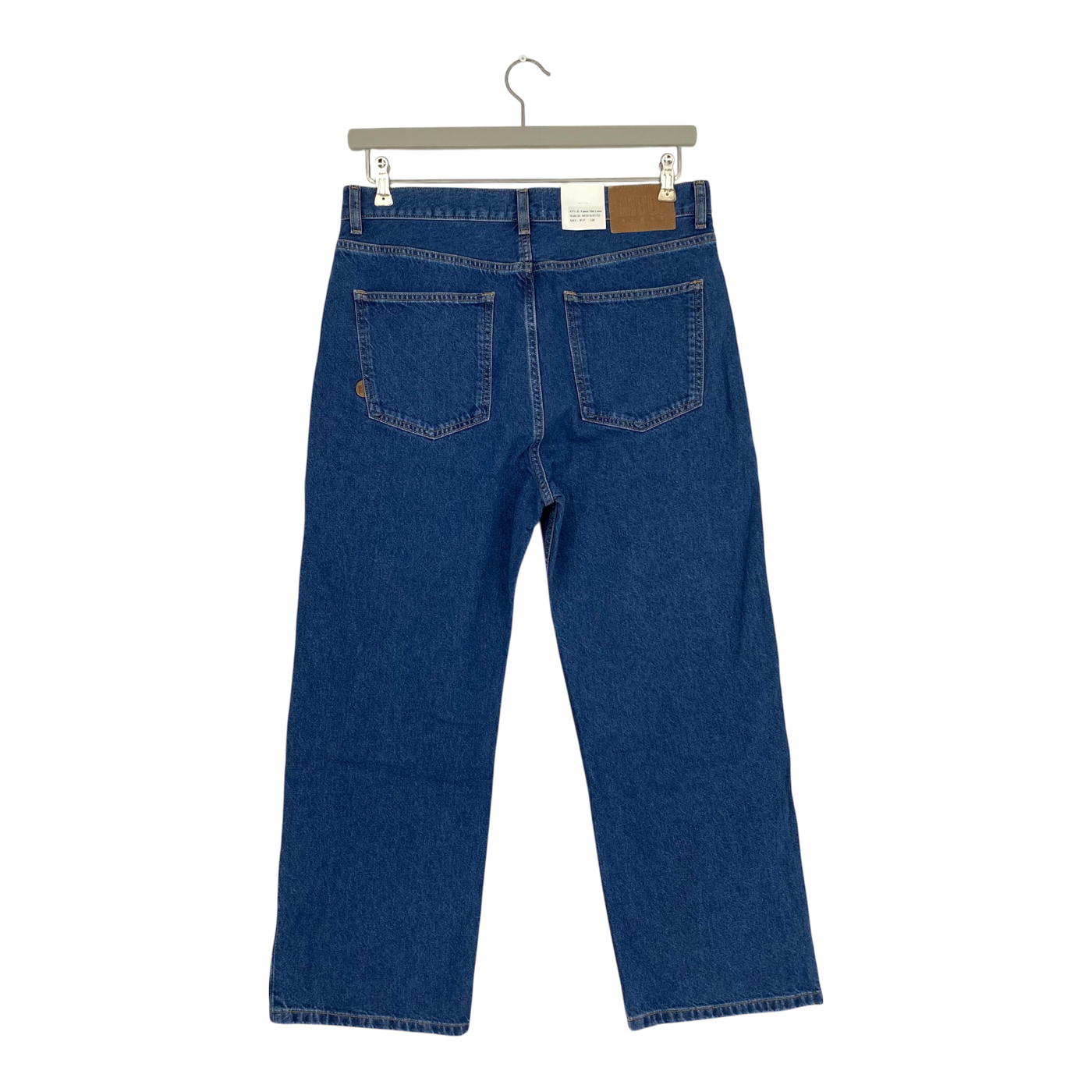 Mud Jeans emma mid loose jeans, denim blue | woman 27/30