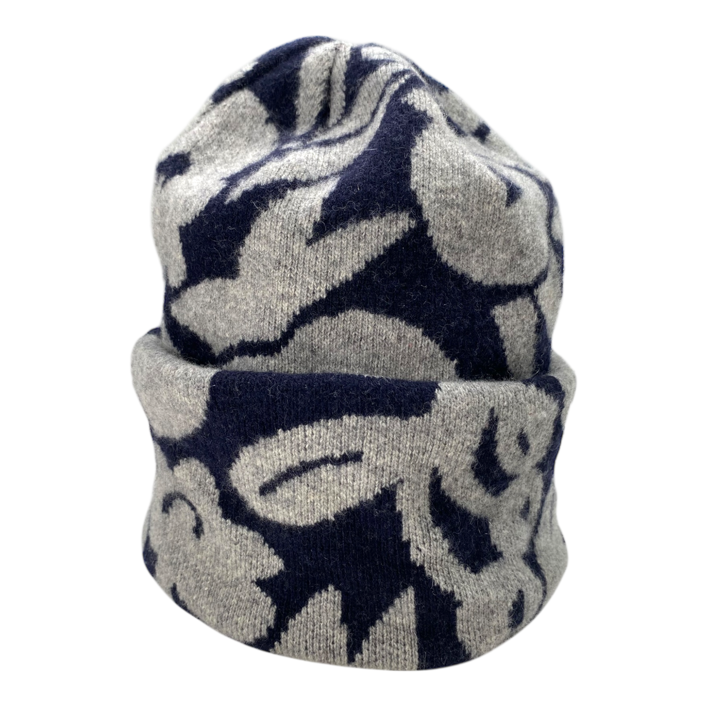 R-Collection wool beanie, grey