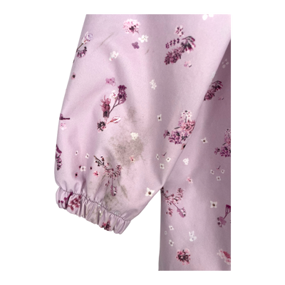 Gugguu midseason overall, pink flowers | 110cm