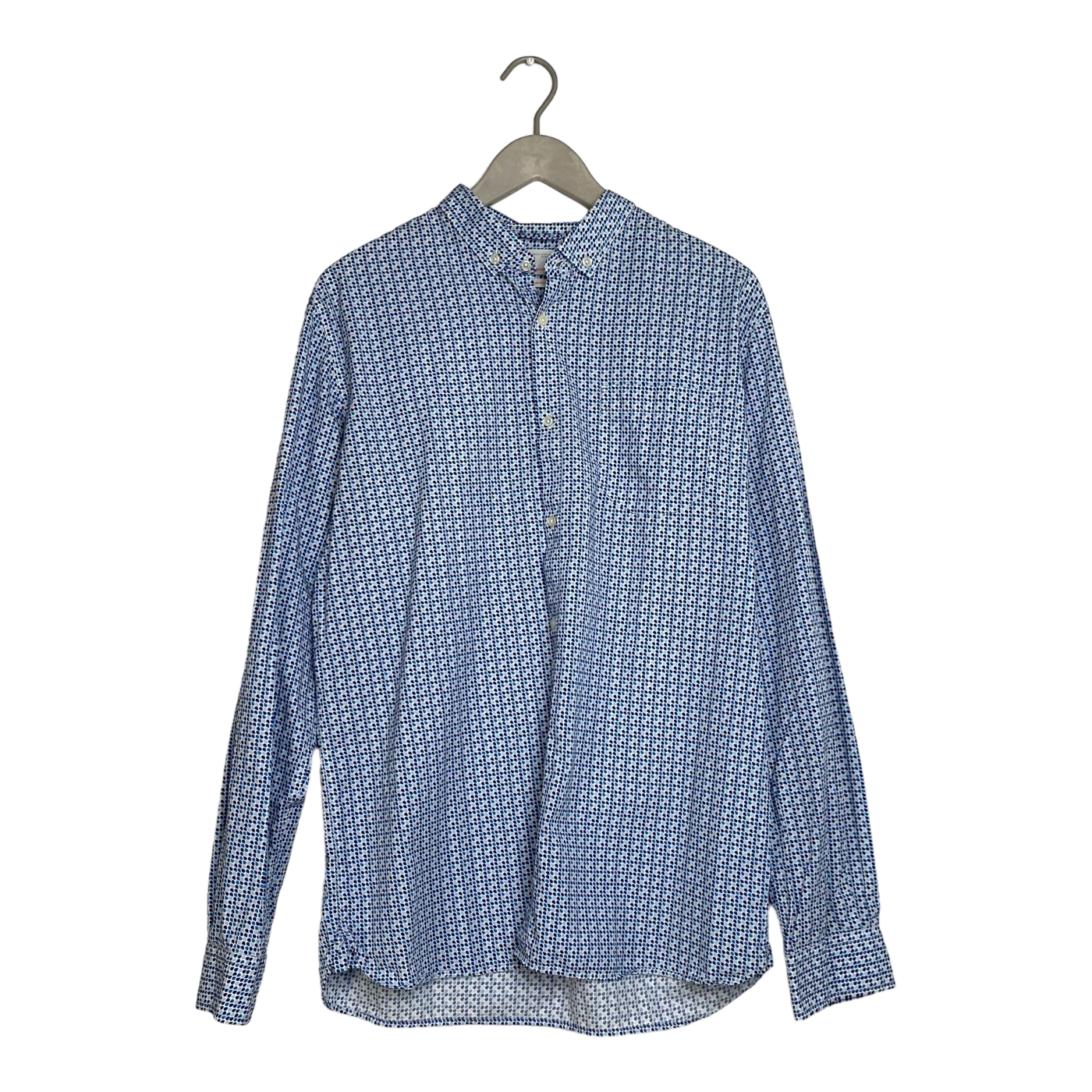 Knowledge Cotton cotton shirt, drops | man XL