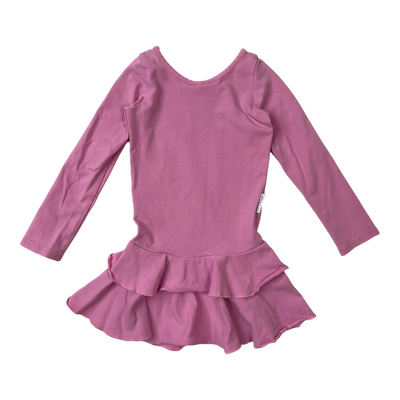 Gugguu frilla dress, pink | 80cm