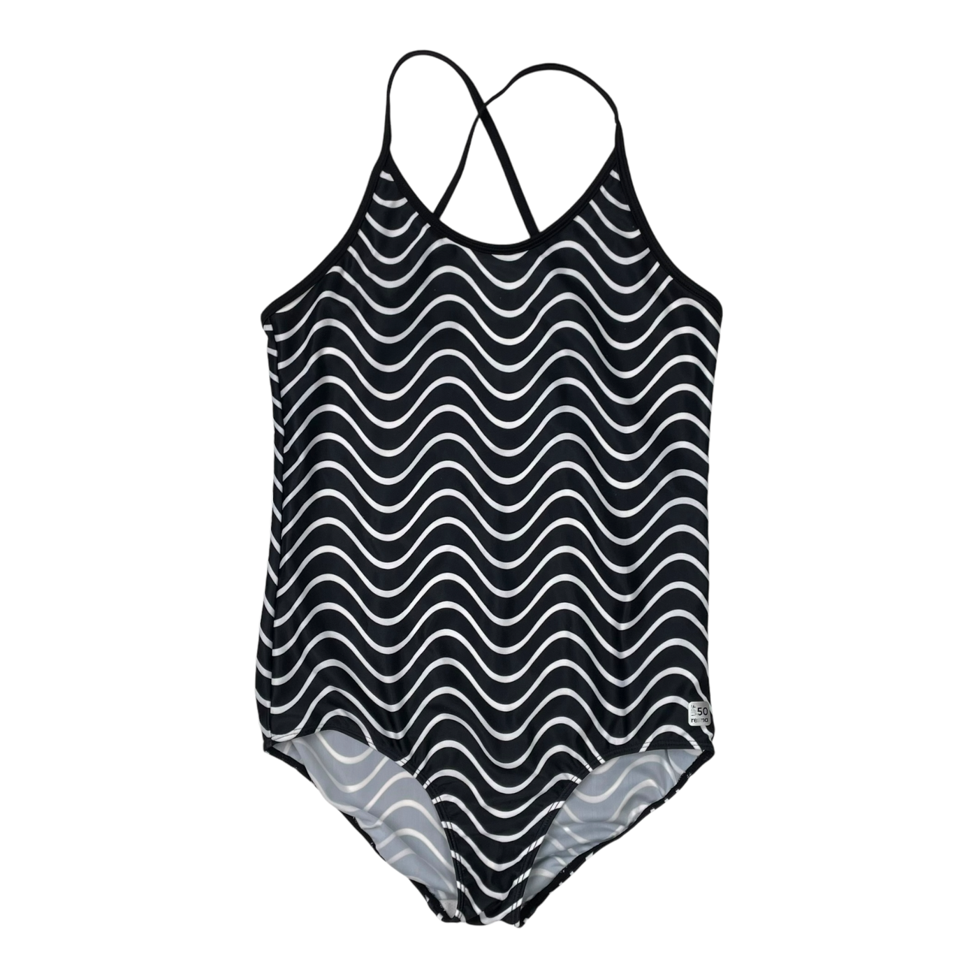 Reima UV swim suit, black and white | 164cm