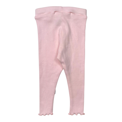 Gugguu rib leggings, pink | 62cm