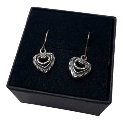 Kalevala Koru talon sydän earrings, silver